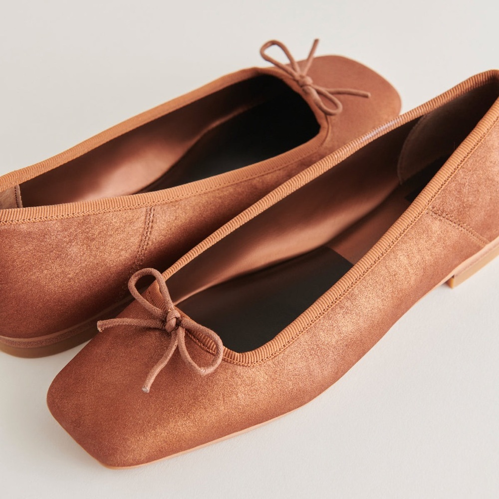 Dolce Vita Anisa Copper Metallic Ballet Flats